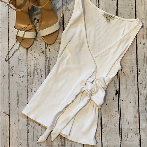 Express Tops - Express wrap tie front tank size small petite